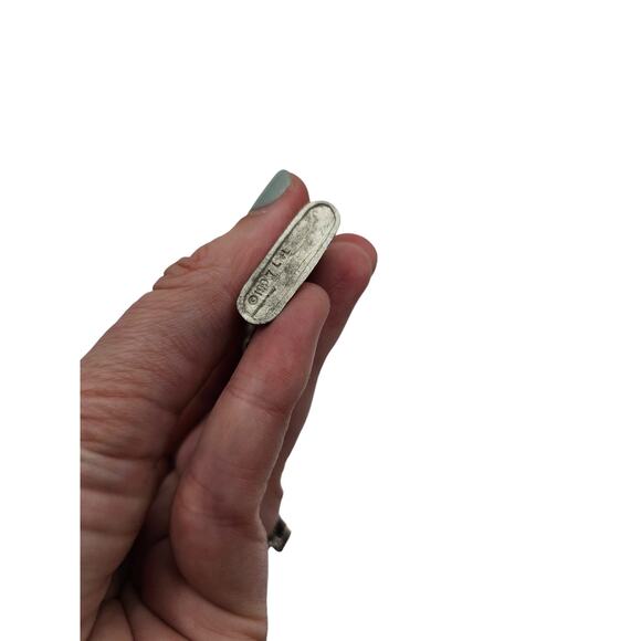 Vintage 1990s Artist Signed Miniature Pewter Unicorn Figurine - Picture 3 of 4